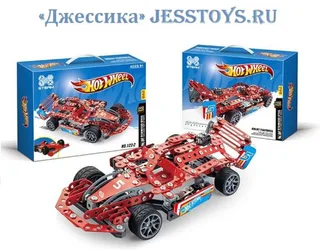 Конструктор металлический Hot Wheel «Гоночная машина» (№123-2)