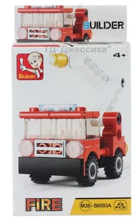 Конструктор "Пожарная техника" (№M38-B0593)