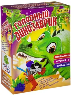 Настольная игра "Голодный динозаврик" (№Ф72943)