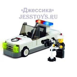 Конструктор Полицейский автомобиль с радаром (№125)