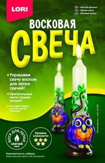 набор 008 свечи "Лесной филин"