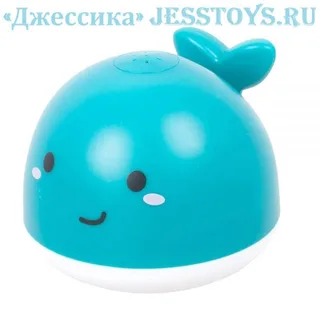 Игрушка для ванной Кит Фонтан со световыми эффектами (№SL87059)