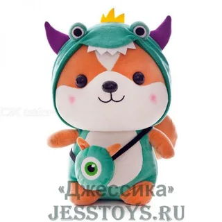Мягкая игрушка Корги в комбинезоне (20328/35)