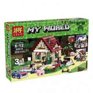 Конструктор "Времена года" 3в1 Minecraft 569 деталей (№33016)