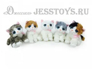 Мягкая игрушка «Кошечка с большими глазами» (№2086/26)