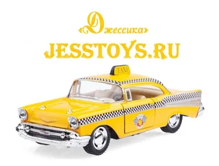 Модель металлическая  Chevrolet Bel Air 1957 (Taxi) (№KT5360D)