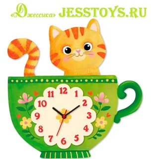 Деревянные детские часы