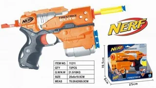 Бластер Nerf с мягкими пулями