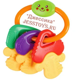 Погремушка прорезыватель "Ключики" (№ВВ1484)