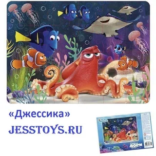 Пазл мягкий В поисках Дори 24 элемента (№03775)
