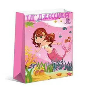 Пакет подарочный для Девочек 40*31*12 см