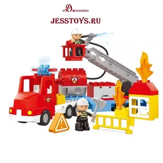 Конструктор "Пожарная машина" звук, свет (№5152)