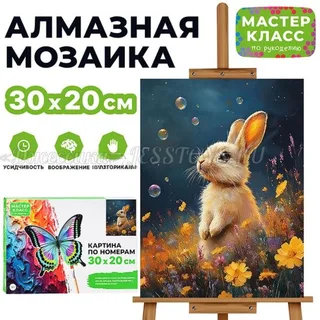 Алмазная мозаика 30*20 см