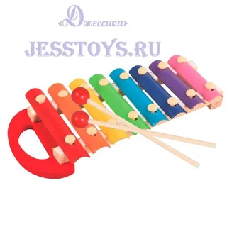 Деревянный металлофон "Звуки музыки" (№76765)