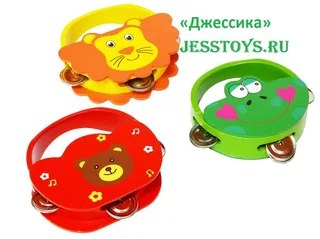 Деревянный бубен (№141-130)