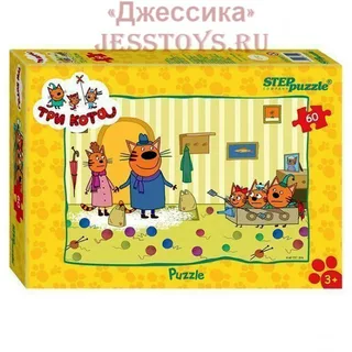 Пазл Три кота 60 элементов в ас