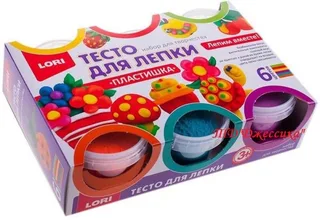 Набор тесто для лепки №13 6 цветов (№Тдл-016)