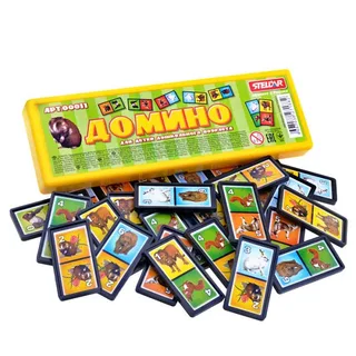 Домино в футляре Животные (№00011)
